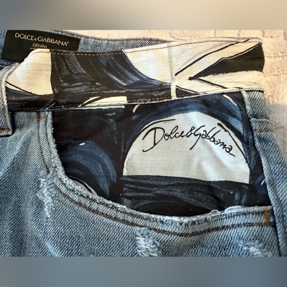 NWOT Dolce & Gabbana Slim Jeans - Size 56 (Italy), Fits 40” waist - Picture 6 of 12